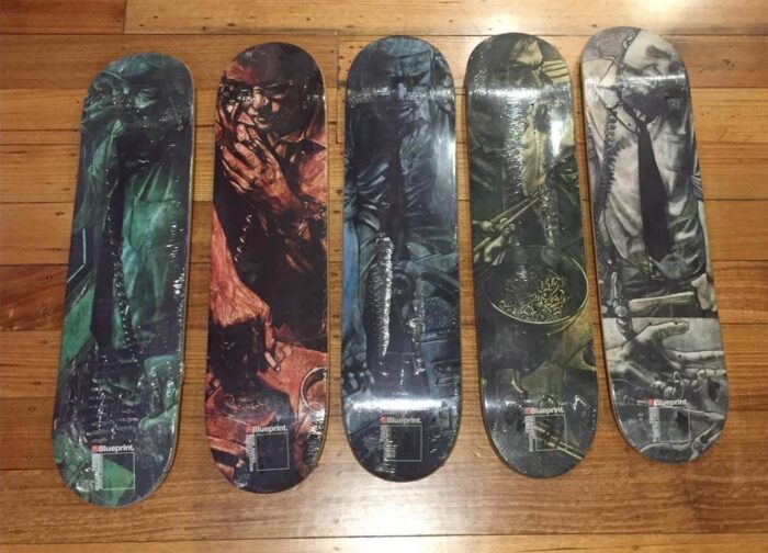 Blueprint Skateboards 'Investiagtion' series.