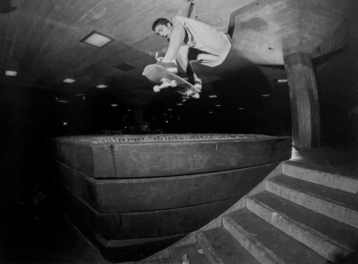Mike Manzoori at Southbank in 1994. photo: Wig Worland