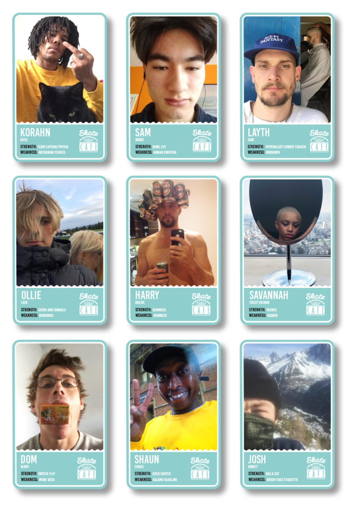 Skateboard Cafe Profile for Slam City Skates. Team Top Trumps