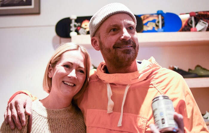 Slam City X RaD capsule launch party – Hannah and Andy Humphreys