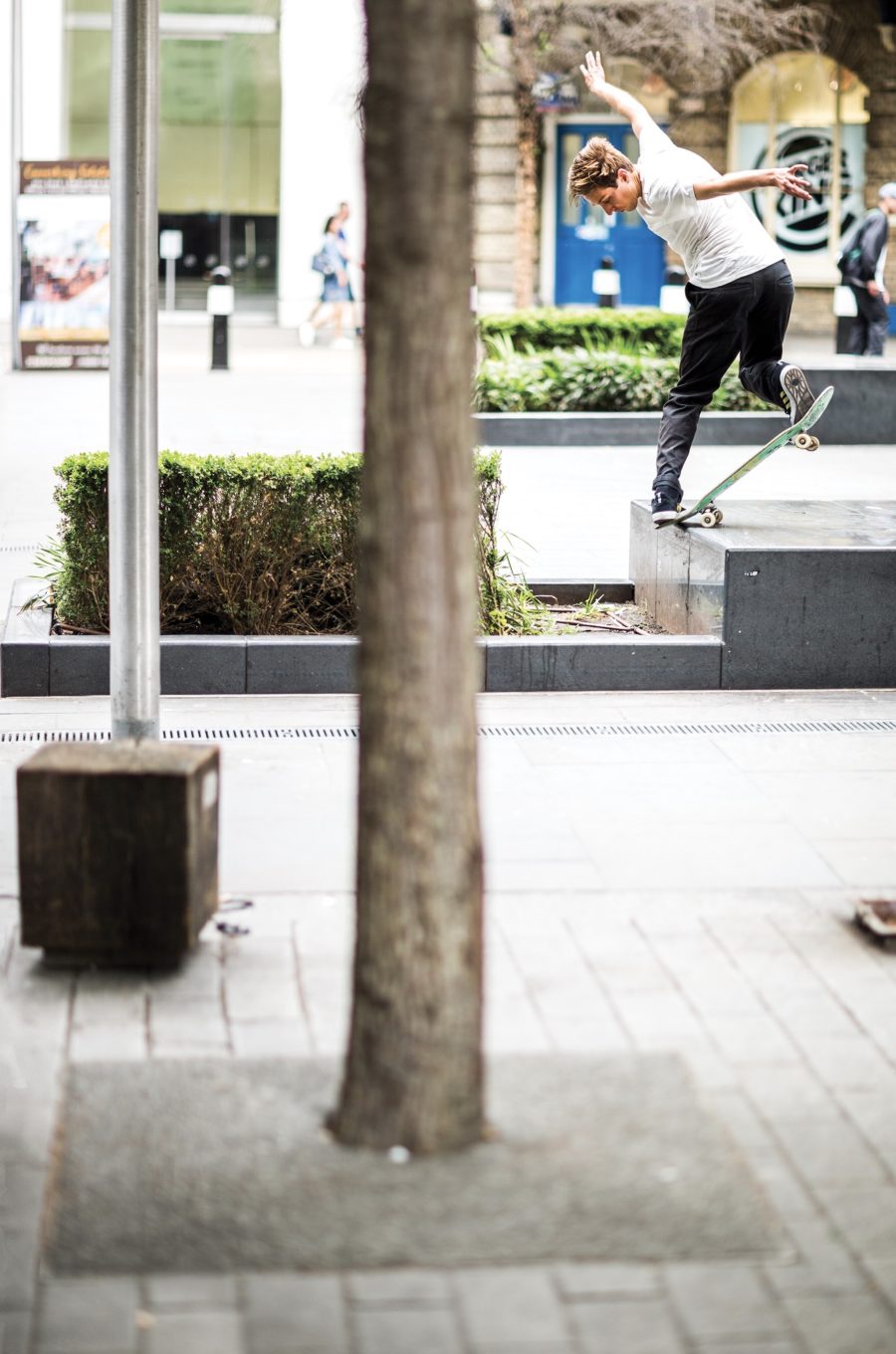 Mark Suciu, switch backside nosebluntslide, London. photo: Reece Leung