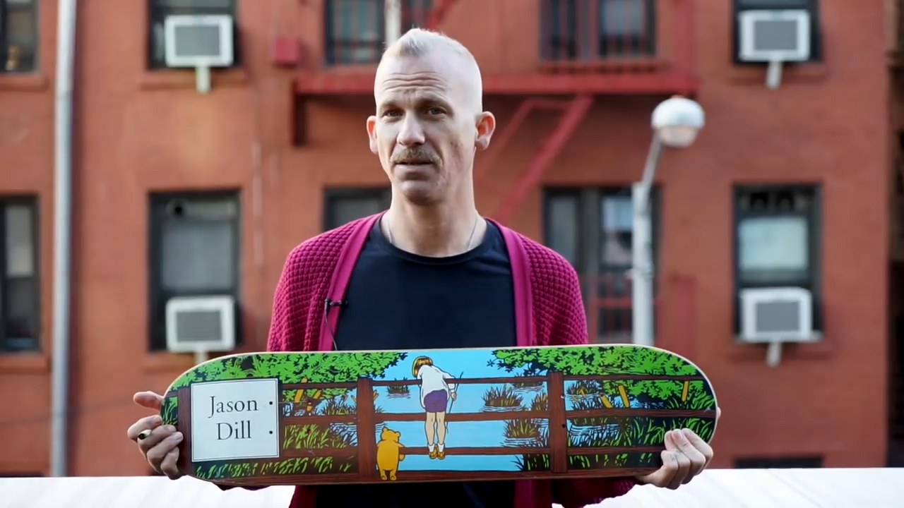 Jason Dill, Bobshirt Interview, 2017 - Winnie the Pooh 101 Skateboards deck