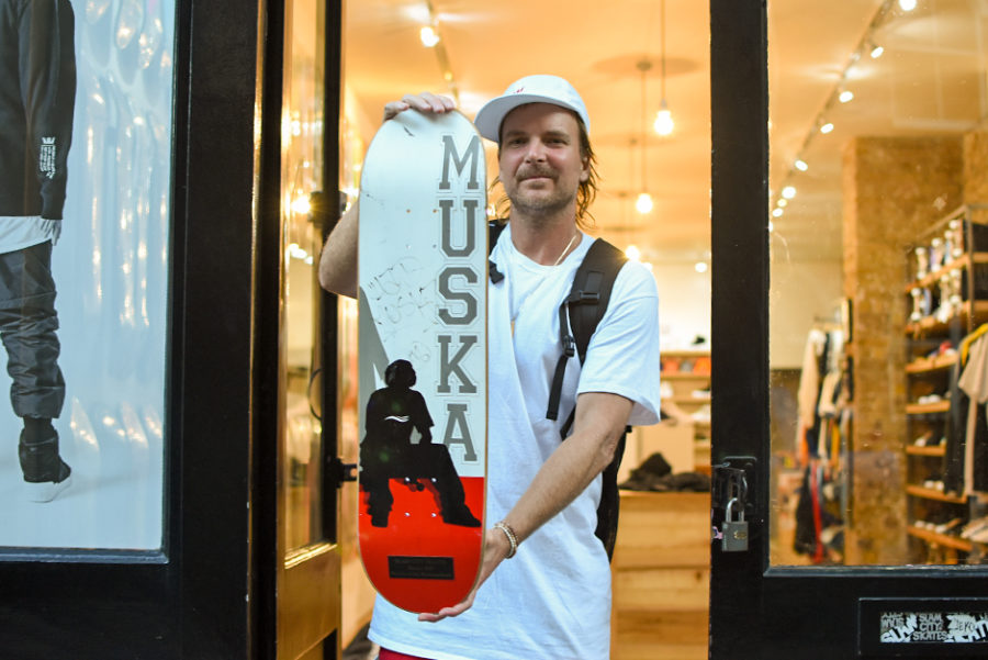Chad Muska Interview for Slam City Skates. Chad outside our Covent Garden shop