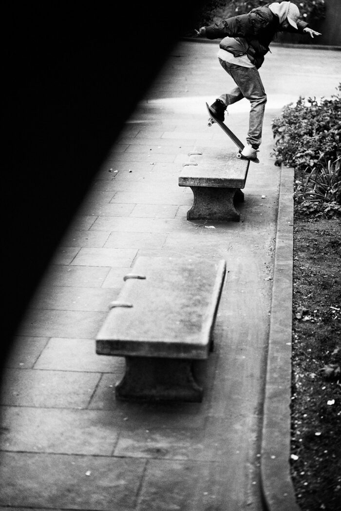 Lucien Clarke talks Viccy Benches for Quartersnacks – Black Sheep Store