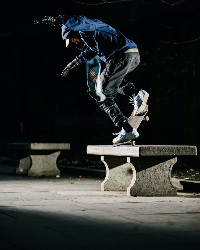 Lucien Clarke talks Viccy Benches for Quartersnacks – Black Sheep Store