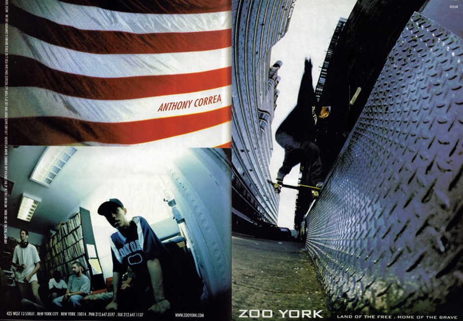 Zoo York Anthony Correa frontside noseslide. Eli Morgan Gesner interview