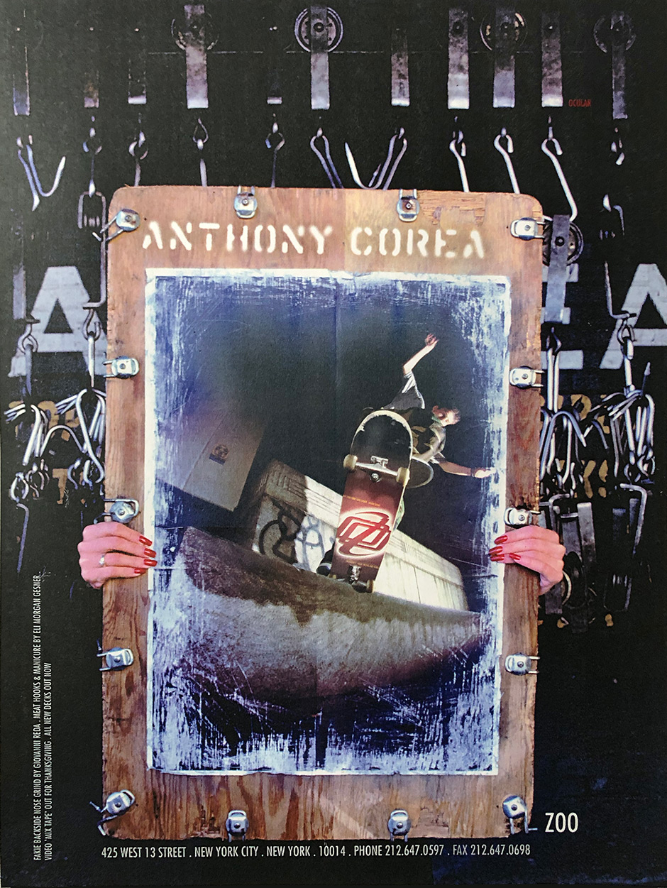 Zoo York Anthony Correa meathooks ad