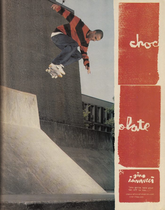 Gino Iannucci, backside ollie, photo: Giovanni Reda for Chocolate Skateboards
