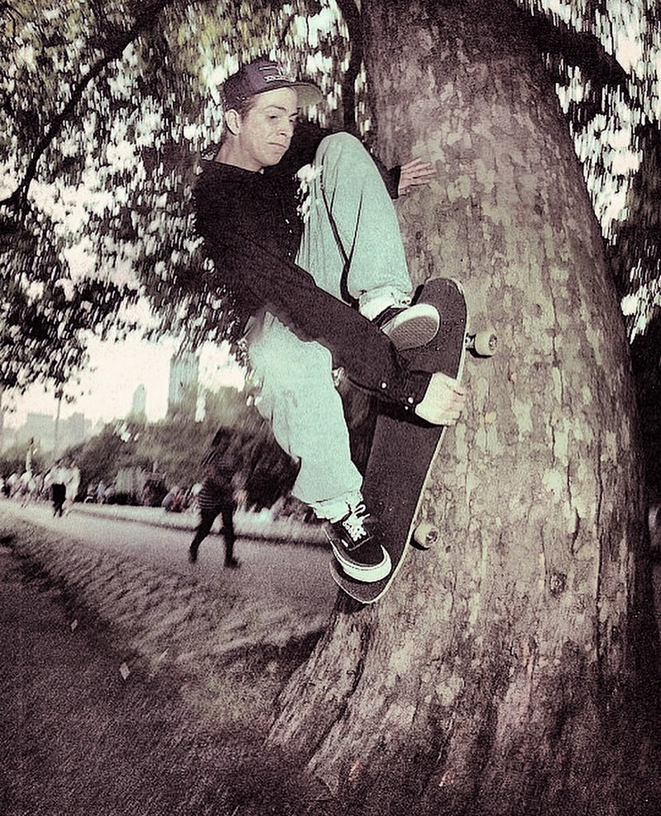 Eli Morgan Gesner Interview for Slam City Skates. Eli blasts up a tree in central park