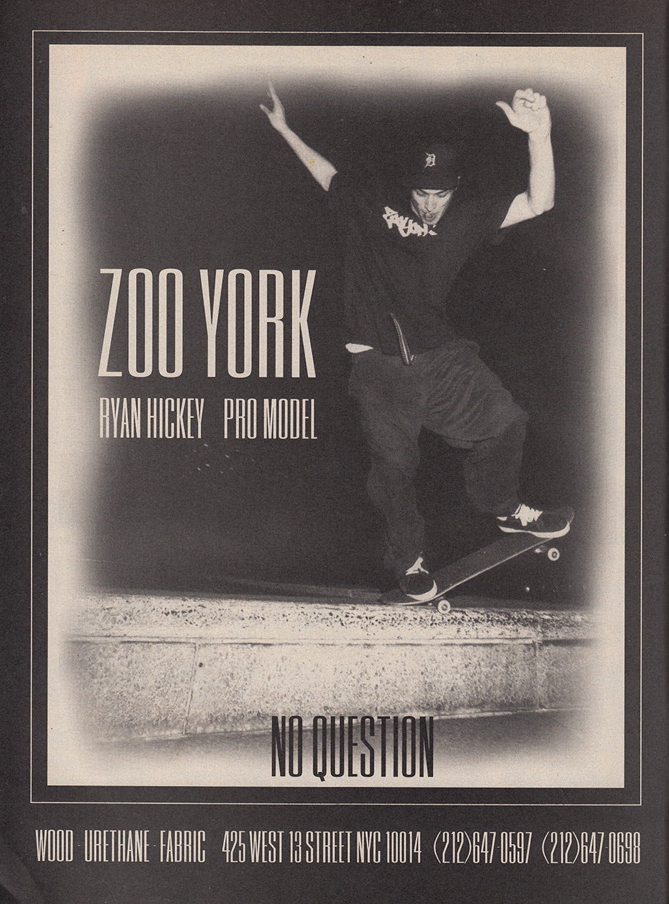 Eli Morgan Gesner Interview for Slam City Skates. Ryan Hickey Zoo York Advert