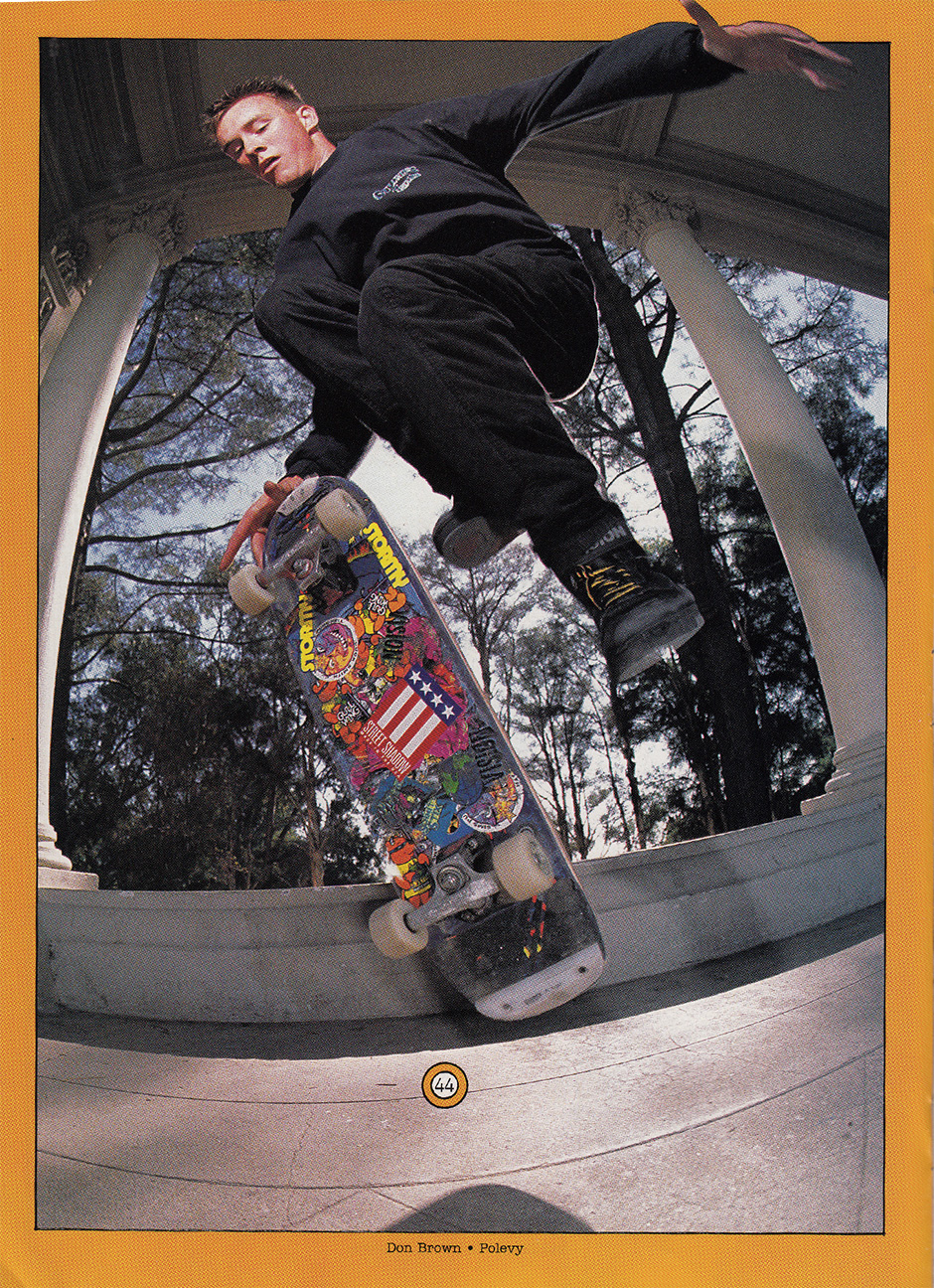 Kosick and others vtg 1990s Big Brother skateboards Magazine sticker Mullen 