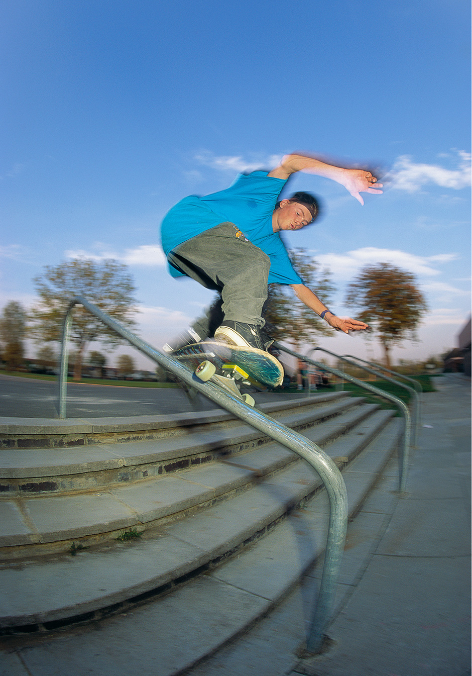 This Willy Grind in Harrow was a poster in RaD Magazine. Photo: Tim Leighton-Boyce