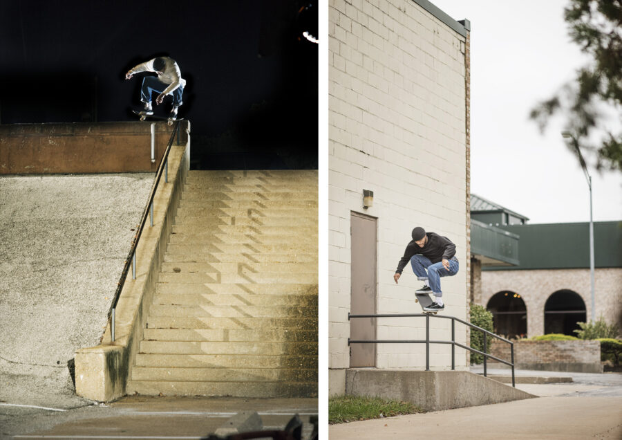 Justin Henry Interview | Nollie half cab and crooked transfer speed | photos by Andrew James Peters