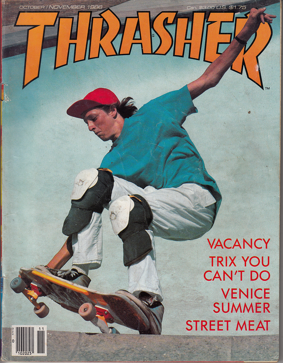 1986, capa de Thrasher no Pink Motel em Sun Valley.  Foto: MOFO