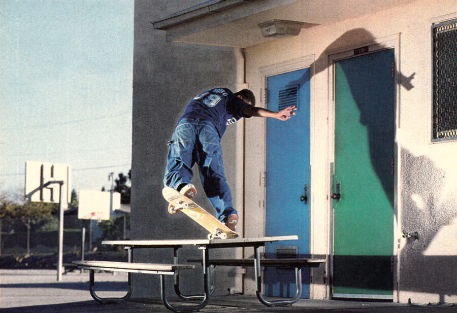 Daewon Song backside noseblunt from Thrasher interview, 1998