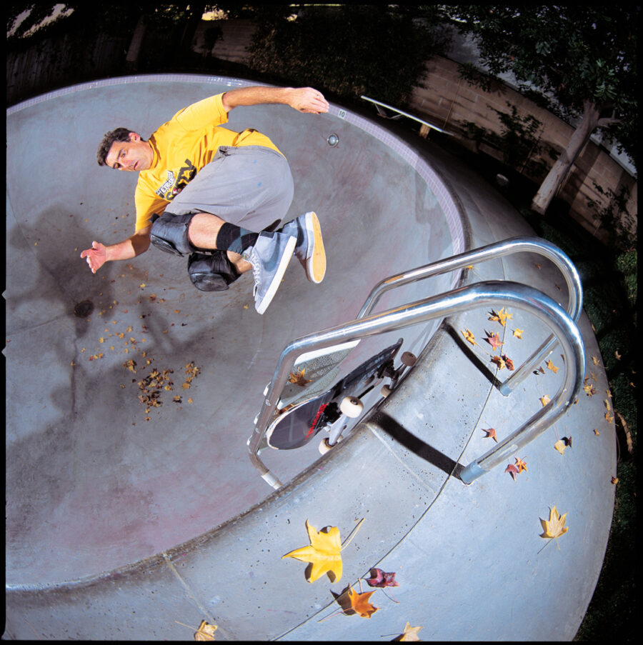 Lance Mountain – hippie jump, 2008, Thrasher Magazine – Michael Burnett Interview – Slam City Skates