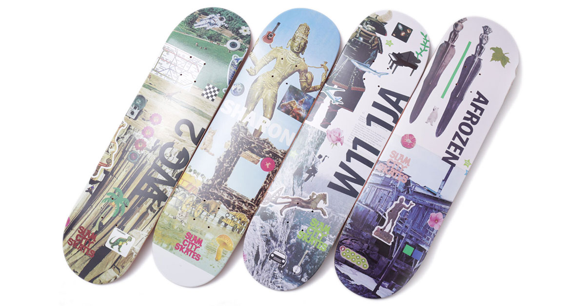 Slam City Skates X Oliver Payne: 35th Anniversary Boards — Winter