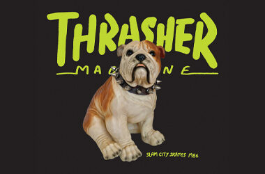 Thrasher X Slam City Skates 'Bulldog' Artwork