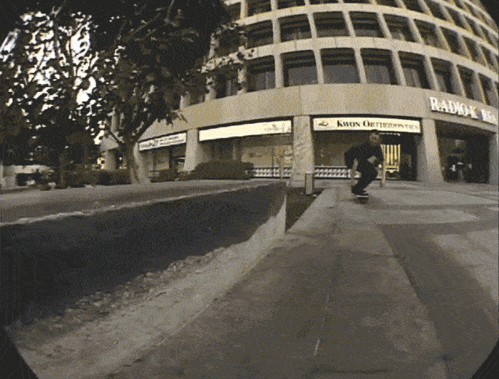 Josh Kalis skating Jkwon Plaza from his 'Sabotage 4' video part.