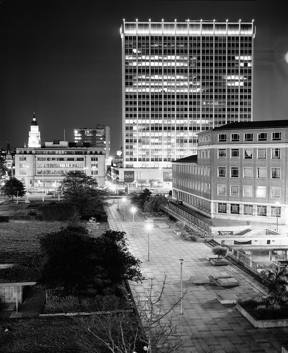 Fairfield Halls where it all started for Paul Shier. Shot from above by Dominic Marley