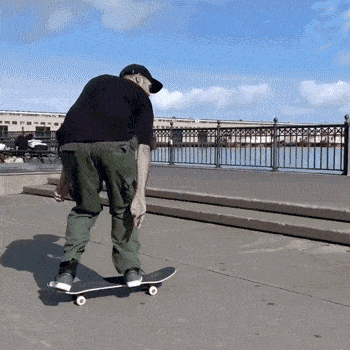 Paul Shier hopped on a plane from LA to skate Pier 7 in SF and then flew back home again
