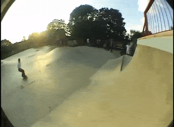 Perfect frontside rock and roll at Hackney Bumps shot by Morph
