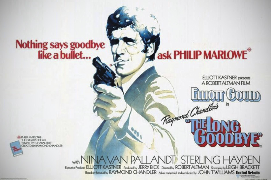 Robert Altman's movie The Long Goodbye starring Raymond Chandler's mumbling detective Phillip Marlowe was Kevin 'Spanky' Long's film pick for this Offerings interview