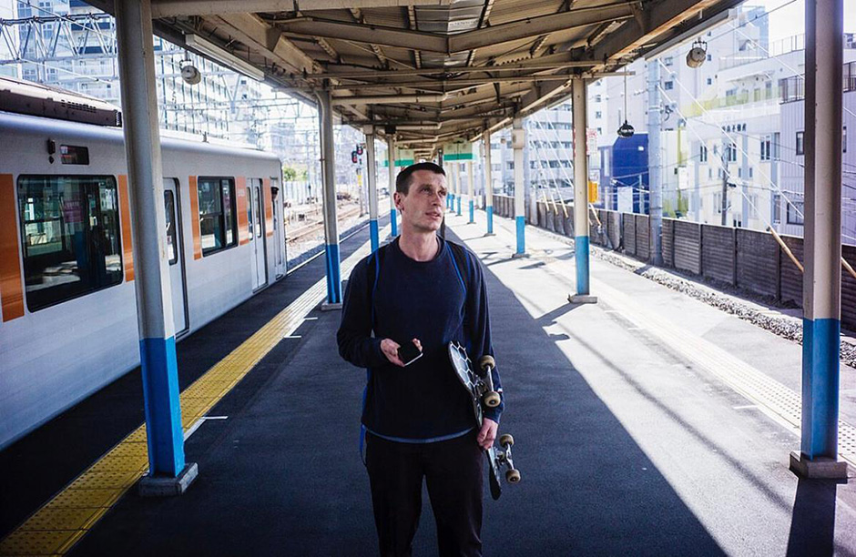 Danny Brady navigating the Marseille Metro shortly after this interview. Photo by Alex Pires