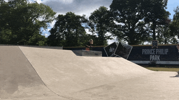 Chris Pulman takes a 540 No-Comply for a spin at his local