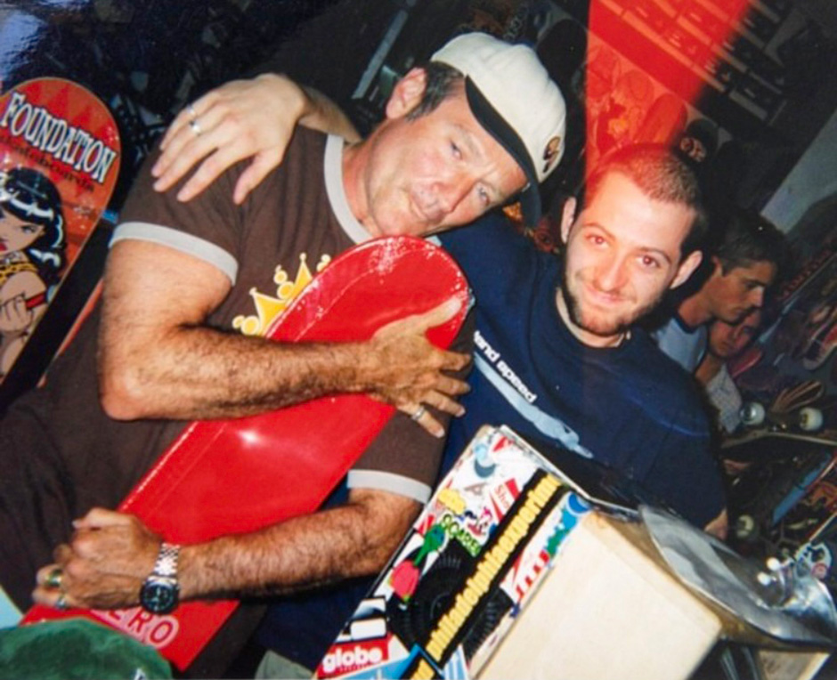Seth Curtis and Robin Williams in Slam Covent Garden circa 98/99