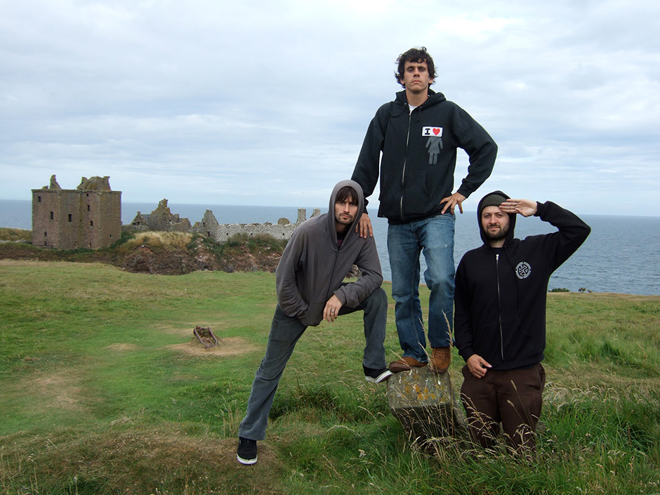 Seth with John Rattray and Rick McCrank in Scotland in 2006. Photo by Joe Brook