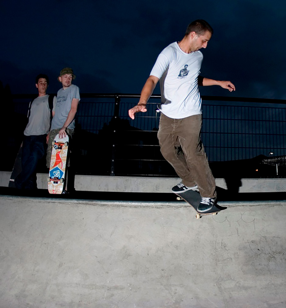 Backside lipslide at Mudchute in 2006 shot by Gorm Ahurst