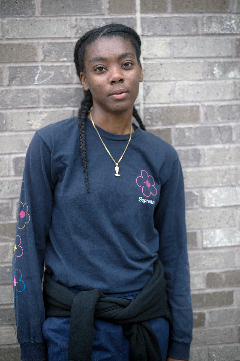 Beatrice Domond Offerings interview for Slam City Skates, portrait by Michael Burnett