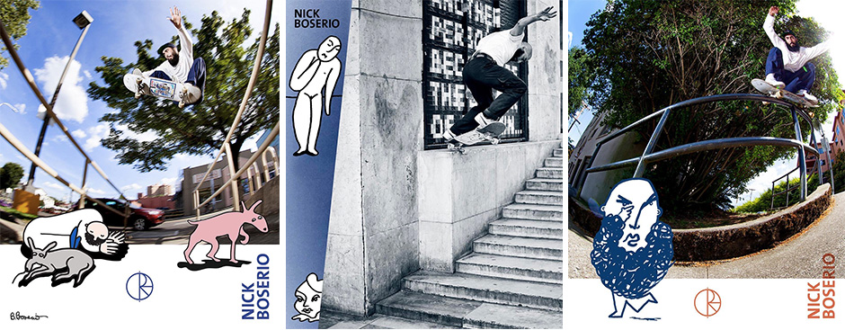 Some Nick boserio Polar ads from the beginning circa 2016/2017 shot by Alex Pires and Matt Price