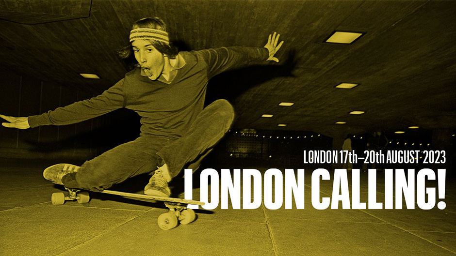 This photo of Tim Levis at Southbank shot by TLB has been one of the main images used to promote the London Calling event