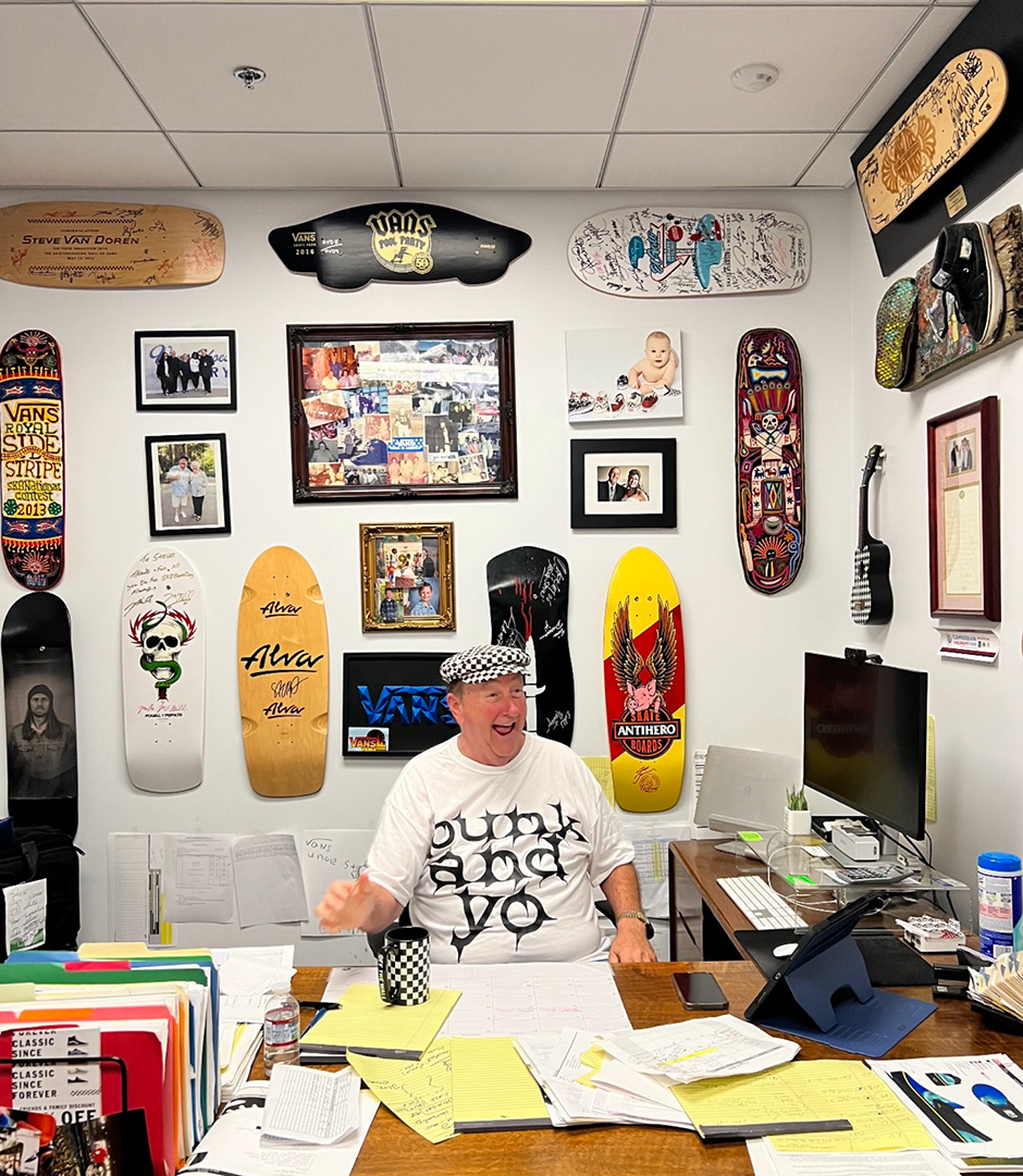 Steve Van Doren in his office
