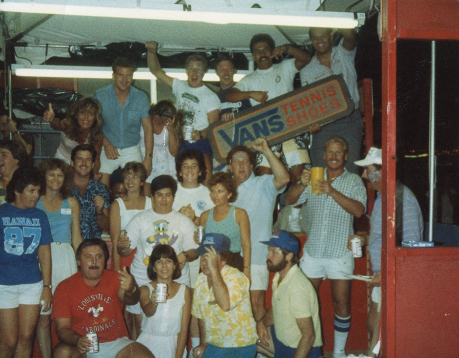 Steve Van Doren, family, and friends, at the LA County Fair in 1987