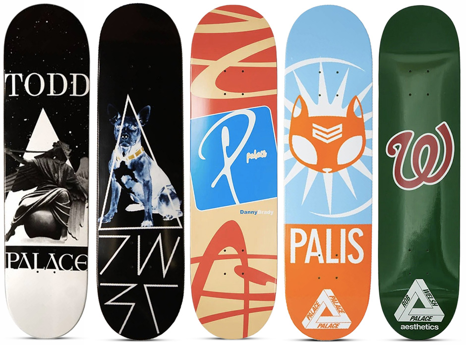 Some of Lev Tanju's favourit board graphics from the Place Skateboards archives
