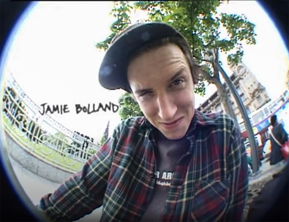 Jamie Bolland's part from Alex Craig's Scottish scene video H'Min Bam from 2004. This was Lev Tanju's video part pick for his 