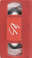 The red VHS tape that housed the éS 