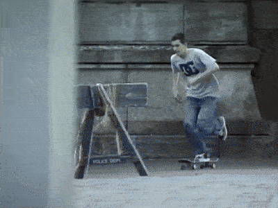 Josh Kalis switch backside heelflips the wall at The Brooklyn Banks in NYC from TWS 