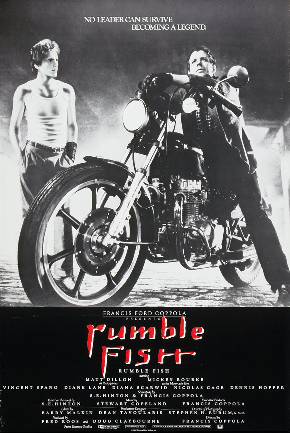 Rumble Fish by Francis Ford Coppola was Gino Iannucci's album pick for his Slam City Skates