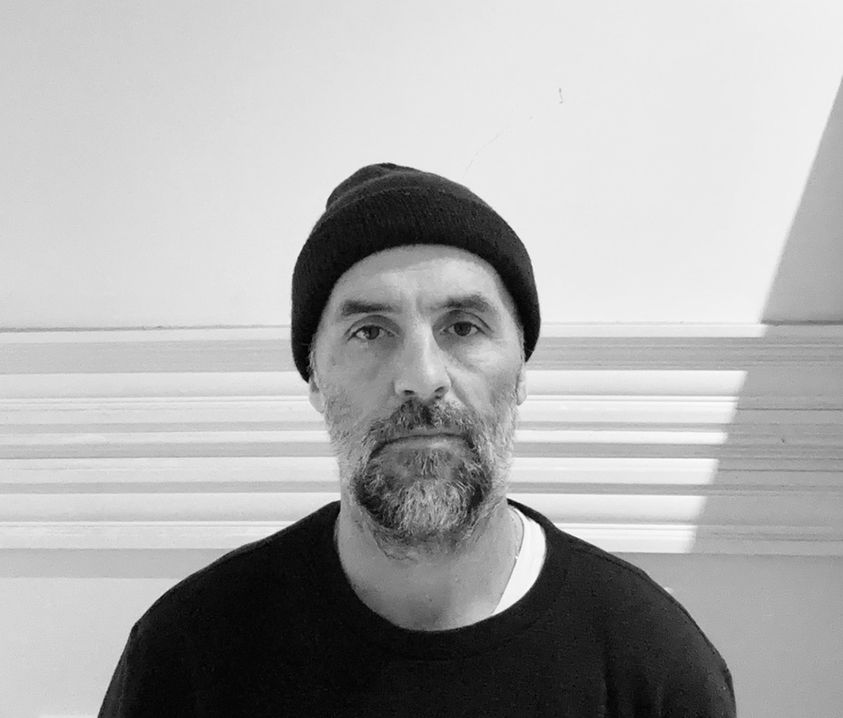 Gino Iannucci self portrait for his Slam City Skates