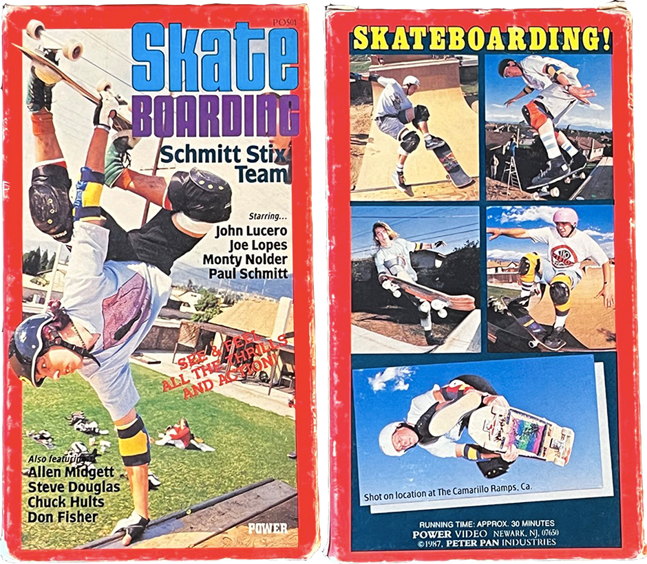 The front and back cover of the Team Schmitt Stix video