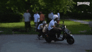 Pedro Barros frontside ollies a brick mountain in Hanover on the Thrasher German Vacation