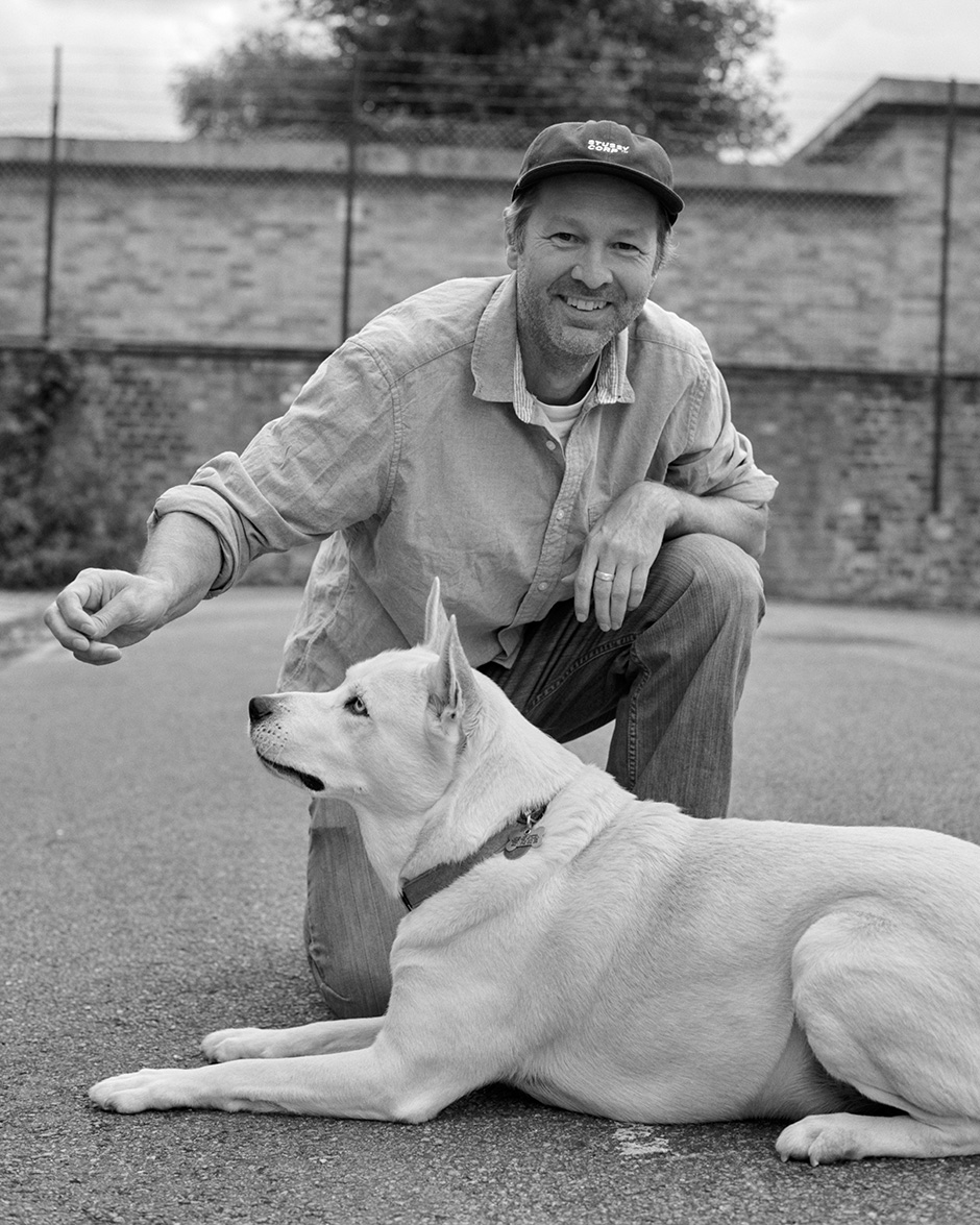 Will Harmon with his dog Walter shot by Pani Paul