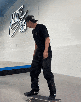 Shane O'Neill nollie flips into a crooked grind and then nollie frontside kickflips out of one on the same ledge