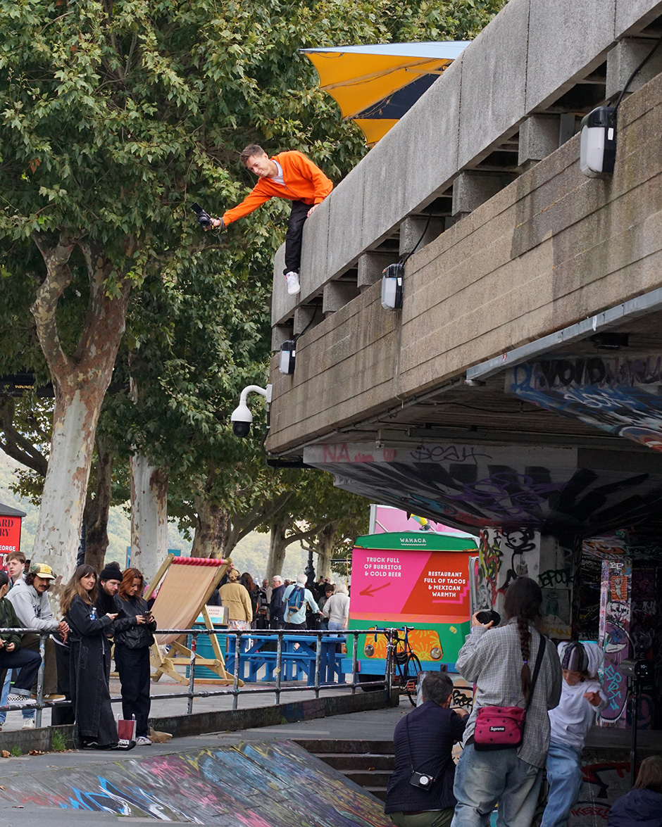 One of the class opting for an alternate angle