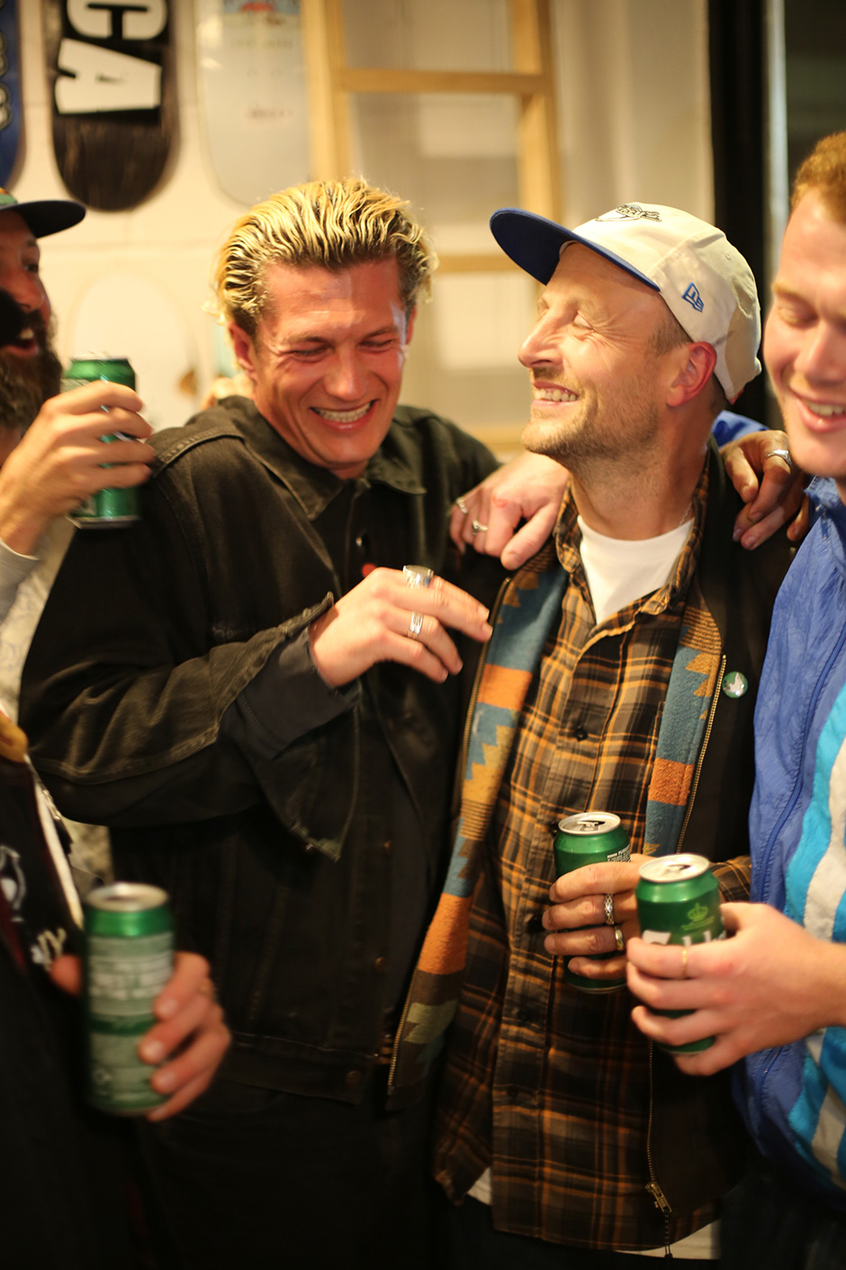 Mikey Patrick, Stu Smith, and Dominic 'Dodi' Sargoni