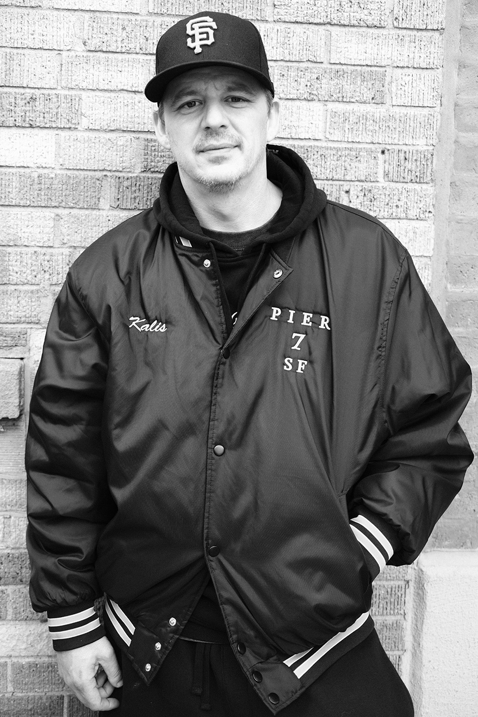 Josh Kalis portrait for his Slam City Skates interview shot by Matthew Rosenstein